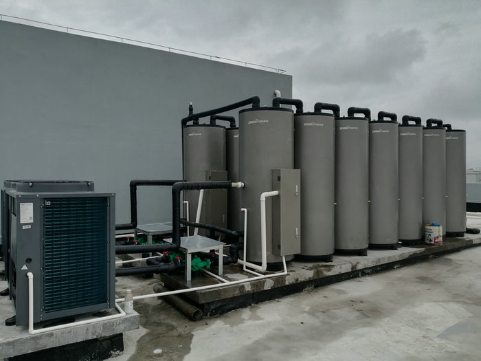 浙江嘉興平湖乍浦豐樹嘉興物流園熱水工程